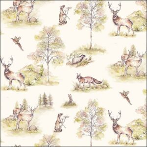 SERVETJES WOODLAND DEER