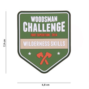 PATCH PVC WOODSMAN CHALLENGE