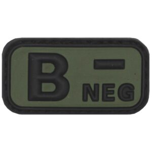 BLOEDGROEP B- PVC PATCH