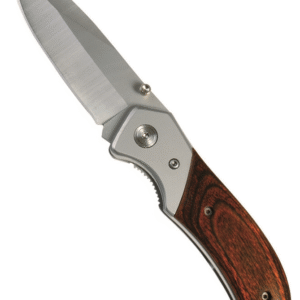 EENHANDS VOUWMES MET HOUTEN GREEP