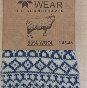 NOORSE ICELAND SOKKEN DENIM BLAUW